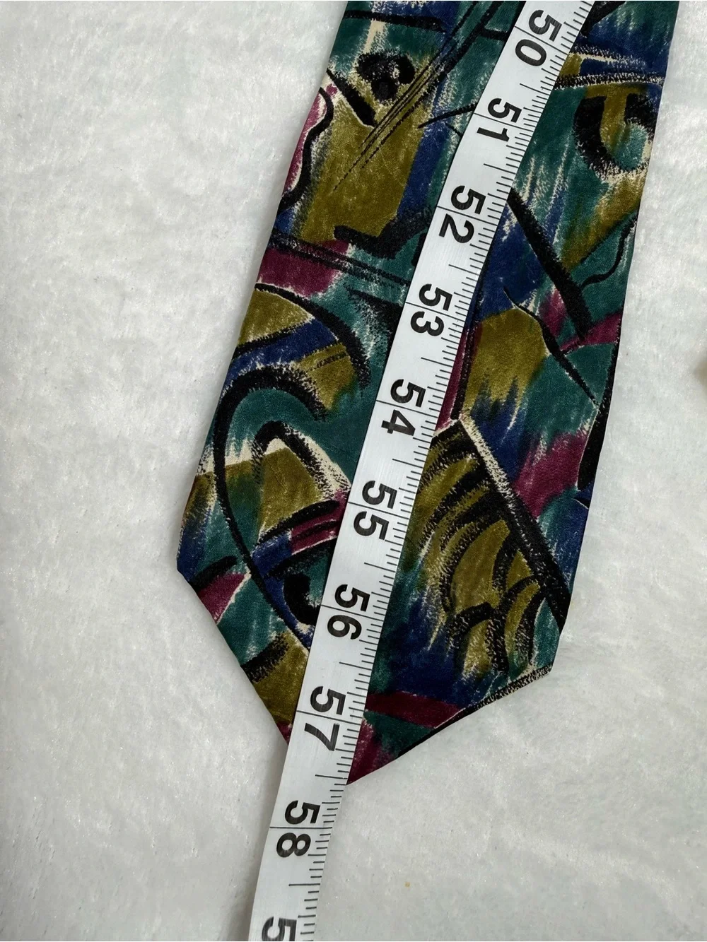 Harvé Benard Vintage 100% Silk Abstract Men’s Tie
